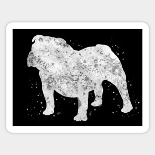 British bulldog dog Sticker